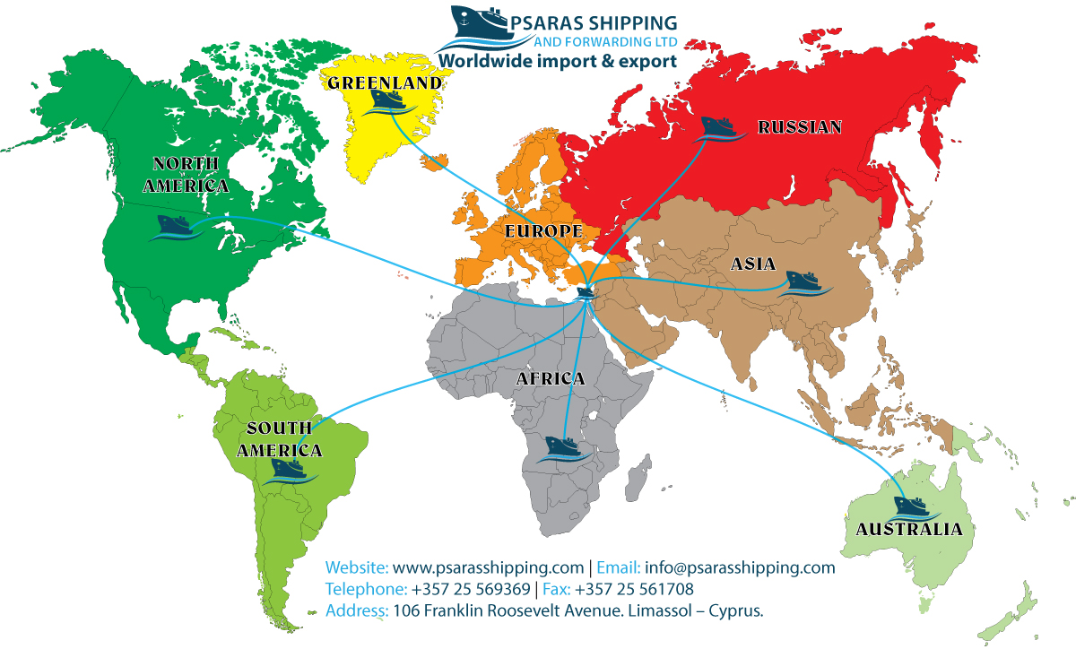 Psaras Shipping and forwarding LTD - WORLDWIDE import and export